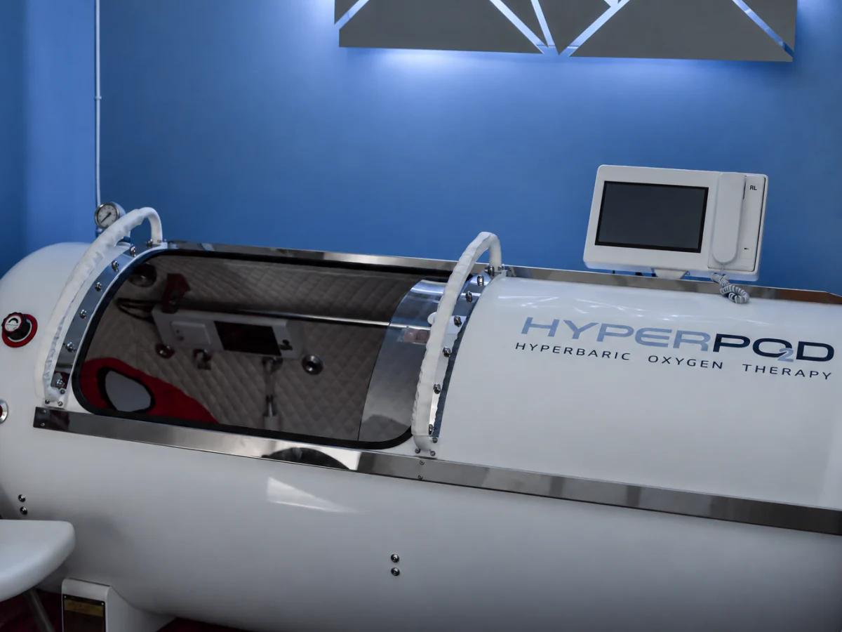The Hyperpod hyperbaric chamber at Serenus